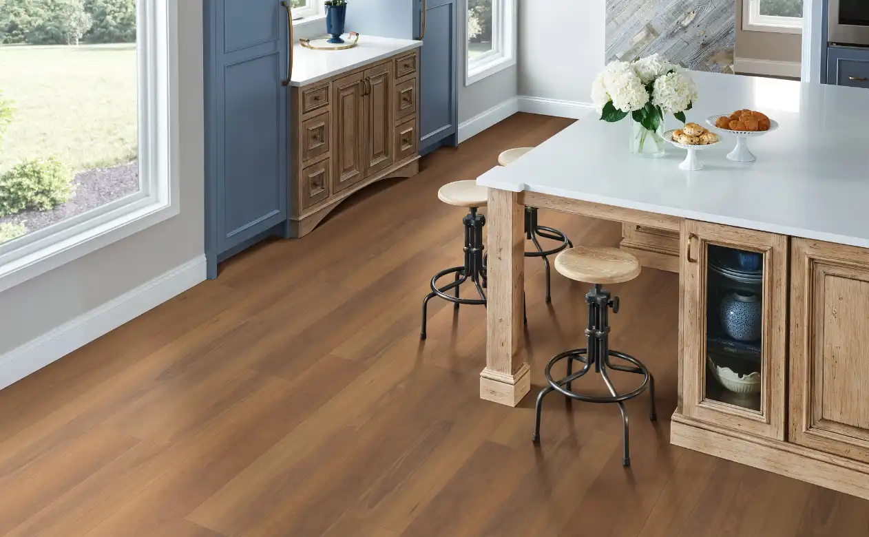 Kitchen with hardwood floors